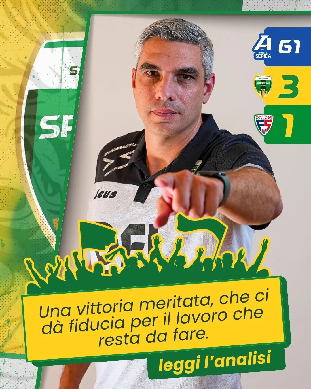 G1 > Mister Conde: "Una vittoria meritata, che ci dà fiducia per il lavoro che resta da fare."