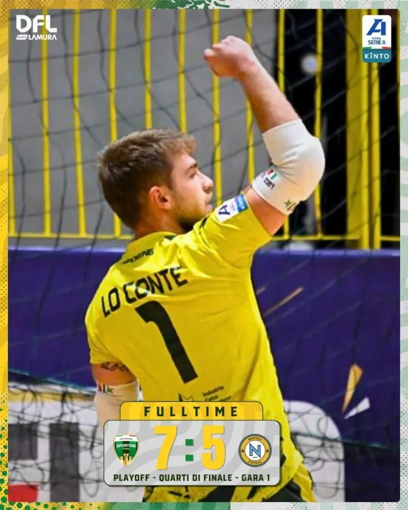 G1F8 > Sporting Sala Consilina – Napoli Futsal > 7-5